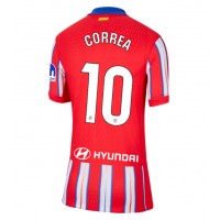 Atletico Madrid Angel Correa #10 Hjemmedrakt Dame 2024-25 Kortermet